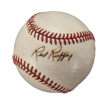 Red Ruffing Signed Official National League Feeney Baseball